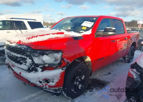 2023 Ram 1500 Big Horn 4X4 5'7 Box from USA, damaged, VIN 1C6RRFFG6PN603544